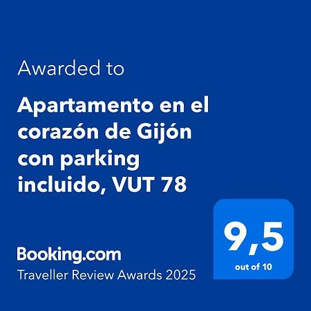 Apartamento En El Corazon De Gijon Con Parking Incluido, Vut 78 Экстерьер фото